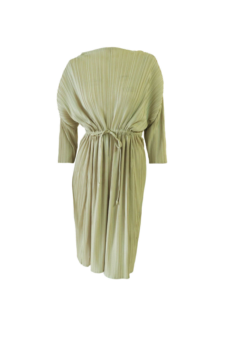 Pleated Dress 009 - Army Green