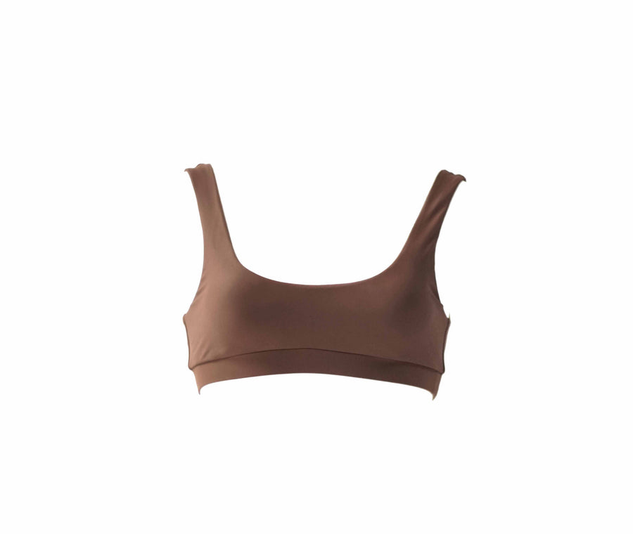 Classic Bandeau Top - Brown