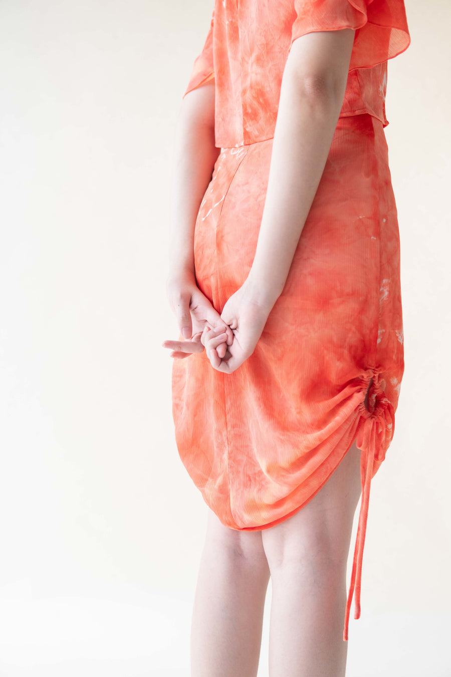 Tie Dye Skirt - Orange