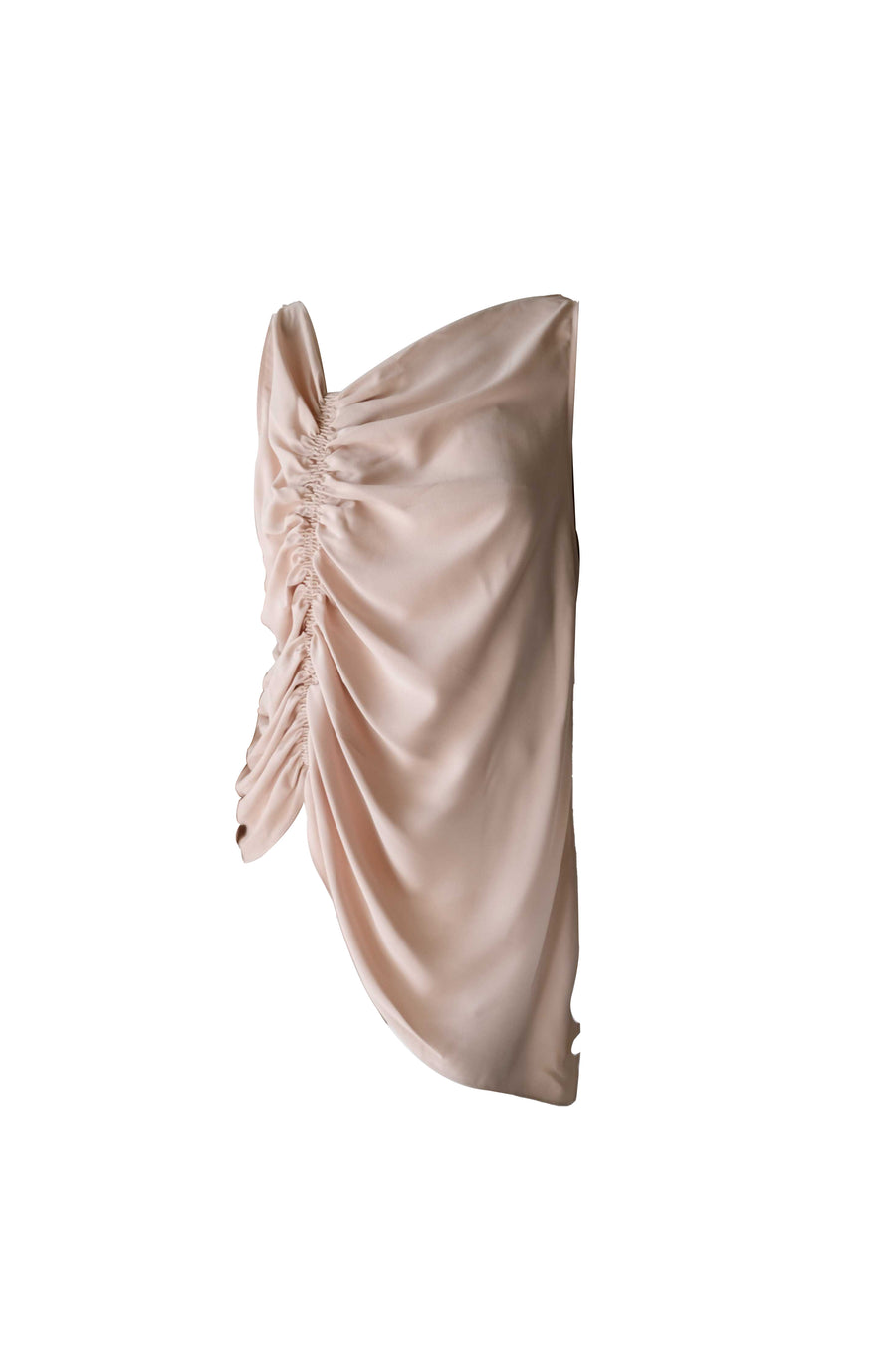 Ruched Top 03 - Beige