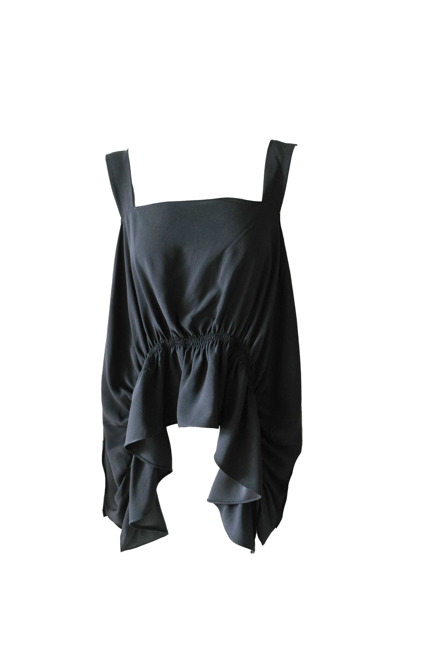 Ruched Top - Black