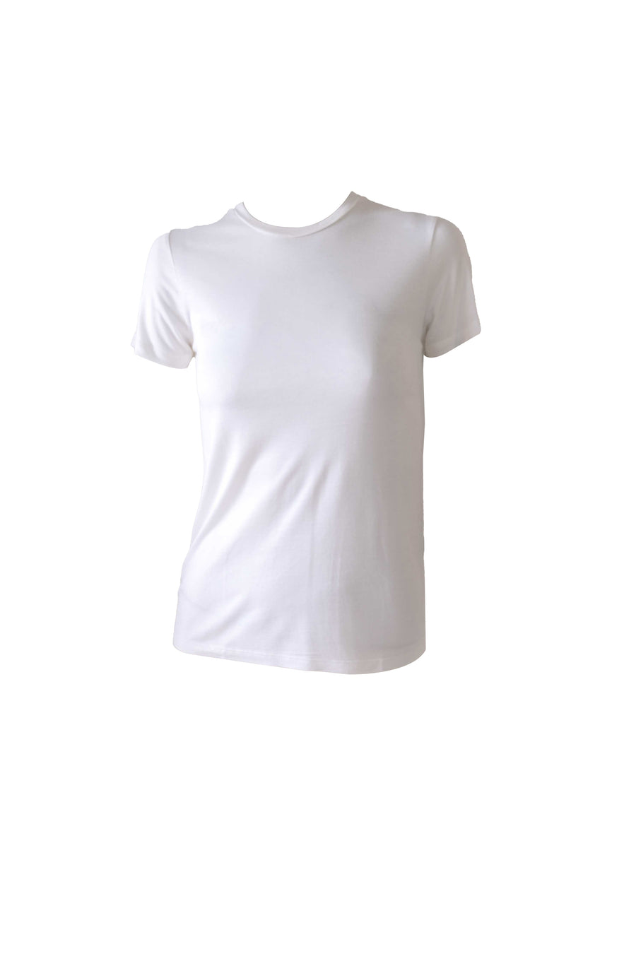 Basic Round Neck Shirt - White
